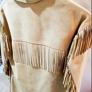Ralph Lauren brand new suede fringe jacket